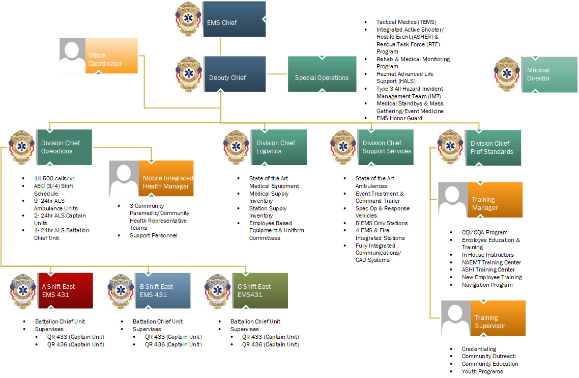 EMS Organization Chart